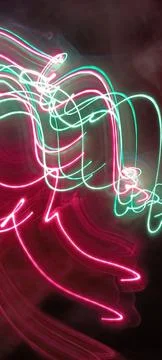 Modern abstract motion dark background, Green abstract background. Christmas Foto stock