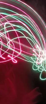 Modern abstract motion dark background, Green abstract background. Christmas Stock Photos