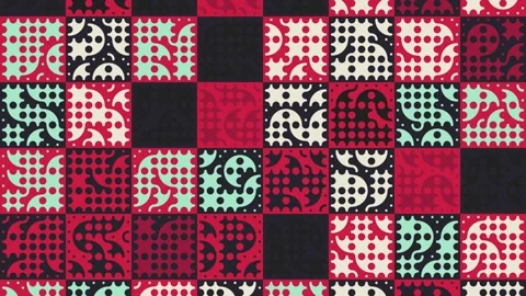 Modern Abstract Motion Graphics With Generative Geometric Shape Patterns Stock Footage 332979646