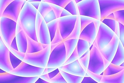 Modern abstract neon background with curved lines Stock Illustration
