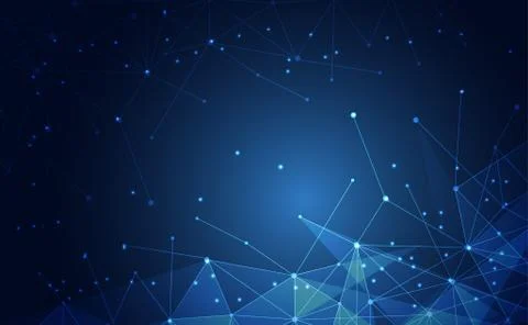 Modern abstract network science connection technology internet and graphic de Illustration