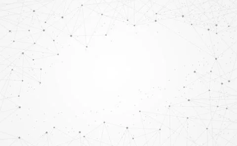 Modern abstract network science connection technology internet and graphic de Stock-Illustration
