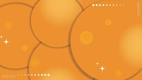 Modern abstract orange gradient geometric background. Vector illustration. Stock Illustration