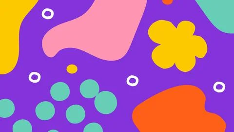 Modern Abstract Organic Composition 스톡 일러스트
