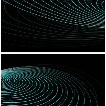 Modern abstract pattern with banner with dark on dark background. Stock Illustration