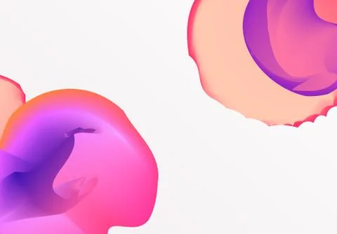 Modern abstract pattern, colorful fluid paint design. 스톡 일러스트
