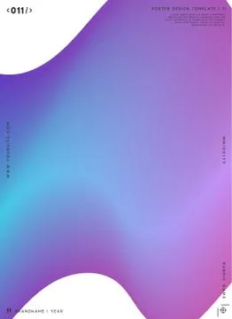 Modern abstract pattern, colorful fluid paint design. Stock Illustration