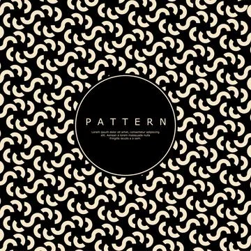 Modern abstract pattern design. Elegant simple abstract pattern template. Stock Illustration