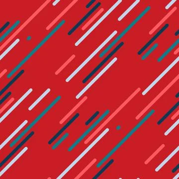 Modern abstract pattern with straight lines and vibrant stripes. Ideal for .. Stock Illustration