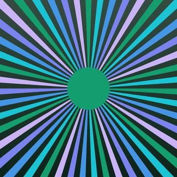 Modern abstract radial gradient design with teal and blue colors Stock Illustration
