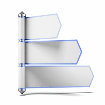 Modern abstract signpost Stock Illustration