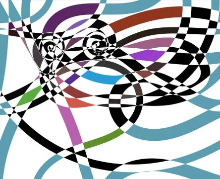 Modern abstract spiral pattern background Stock-Illustration