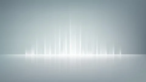 Modern abstract tech background with bright light streaks futuristic sleek .. Illustrazione stock