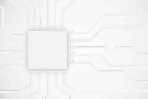 Modern abstract technology background with electronics circuit board chip l.. イラスト素材