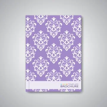Modern abstract template layout for brochure, magazine, flyer, booklet, cover or Stock Illustration