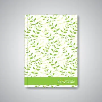 Modern abstract template layout for brochure, magazine, flyer, booklet, cover or Stock Illustration