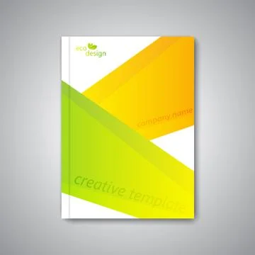 Modern abstract template layout for brochure, magazine, flyer, booklet, cover or Stock Illustration