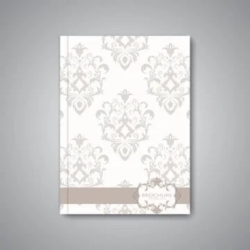 Modern abstract template layout for brochure, magazine, flyer, booklet, cover or 스톡 일러스트