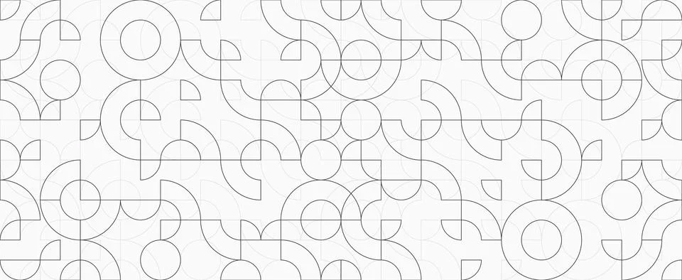 Modern abstract texture background with circles lines and dots shapes. Circles Stock Illustration