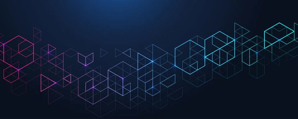 Modern abstract texture background with triangle and hexagonal shapes. Hexagonal Stock Illustration