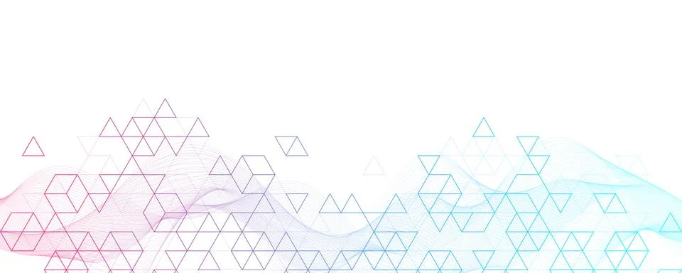 Modern abstract texture background with triangles, dots and hexagonal shapes Stock Illustration