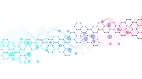 Modern abstract texture background with triangles, dots and hexagonal shapes Stock Illustration