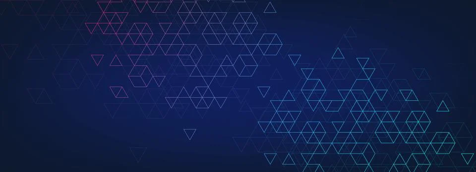 Modern abstract texture background with triangles, dots and hexagonal shapes Stock Illustration