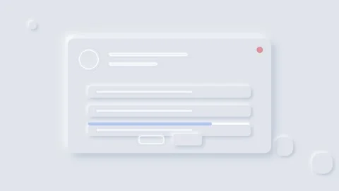 Modern abstract ui ux design wireframe template for corporate technology da.. 库存影片 344644309