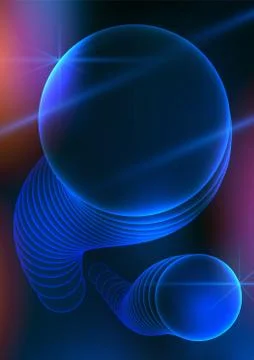 Modern abstract vector background template or Wallpaper on dark background. The Stock Illustration