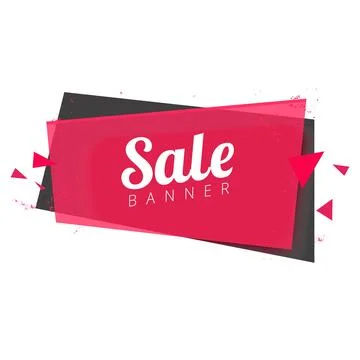 Modern abstract vector banner Stock Illustration