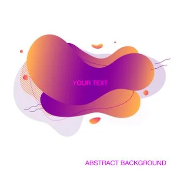 Modern abstract vector banner.Template for use in web or print design Stock Illustration