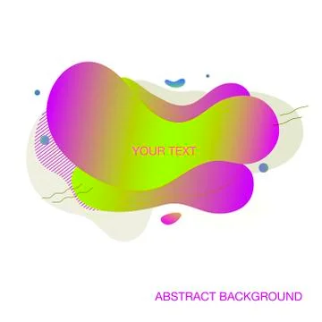 Modern abstract vector banner.Template for use in web or print design Stock Illustration