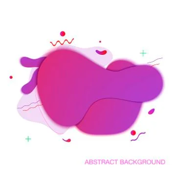 Modern abstract vector banner.Template for use in web or print design Stock Illustration