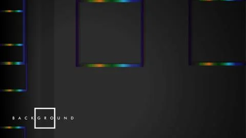 Modern Abstract Vector Box Background. with colorful gradient strips. eps 10  Illustrazione stock