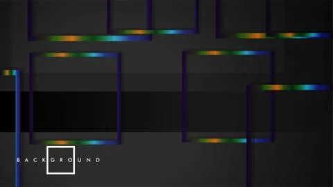 Modern Abstract Vector Box Background. with colorful gradient strips. eps 10  스톡 일러스트