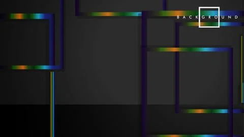 Modern Abstract Vector Box Background. with colorful gradient strips. eps 10  스톡 일러스트