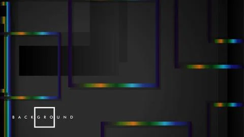 Modern Abstract Vector Box Background. with colorful gradient strips. eps 10  스톡 일러스트