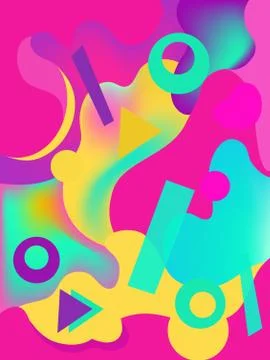 Modern abstract vector geometrical background. Stock Illustration