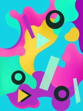 Modern abstract vector geometrical background. Stock Illustration