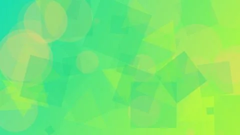 Modern Abstract Vector Illustration with Green Geometric Shapes Circles and.. Illustrazione stock