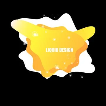 Modern abstract vector orange banner on solid black background. Gradient Stock Illustration