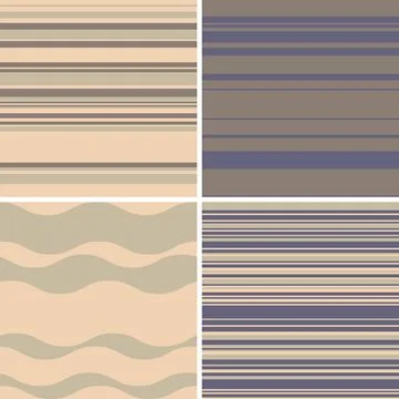 Modern abstract wallpaper background set designed for digital displays, inter Stock Illustration