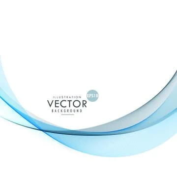 Modern abstract wave background design Stock Illustration