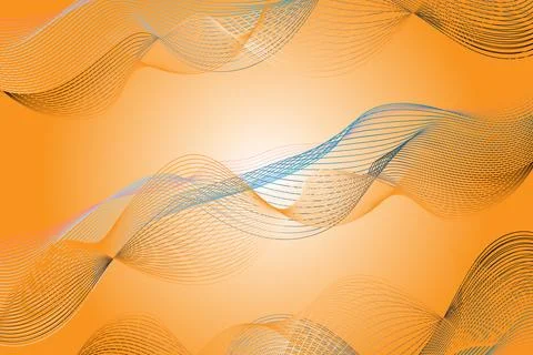 Modern Abstract Wave Background Vector with Editable Text Stock Photos