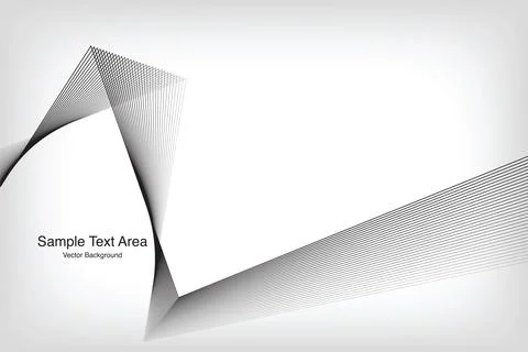 Modern Abstract Wave Pattern, Vector Background Stock Illustration