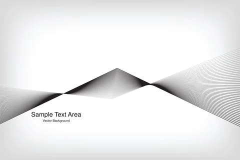 Modern Abstract Wave Pattern, Vector Background Stock Illustration