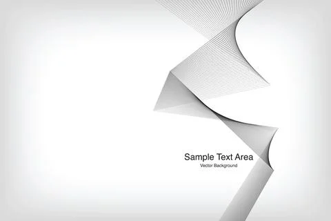 Modern Abstract Wave Pattern, Vector Background Stock Illustration