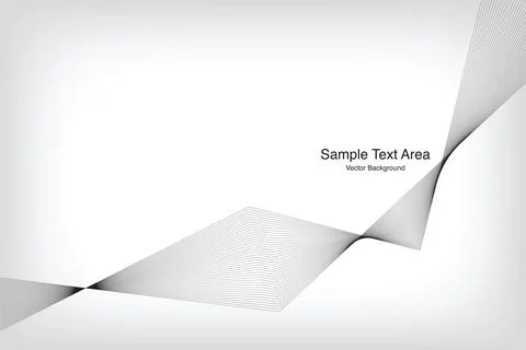 Modern Abstract Wave Pattern, Vector Background Stock Illustration