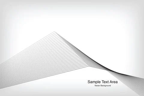 Modern Abstract Wave Pattern, Vector Background Stock Illustration