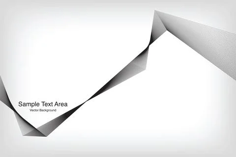 Modern Abstract Wave Pattern, Vector Background Stock Illustration